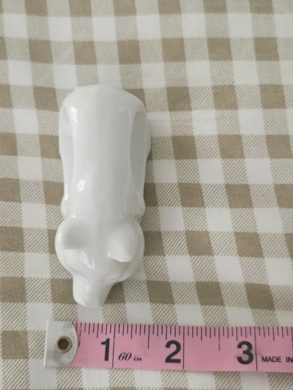 Vintage Shafford Porcelain Pig Napkin Rings, Set Of 2
